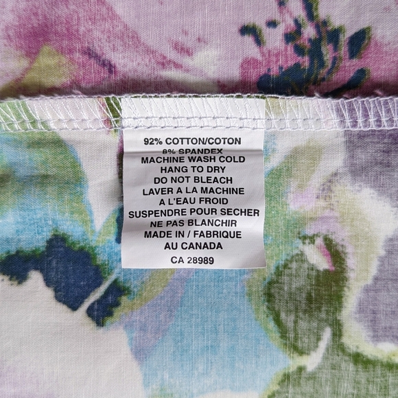 🇨🇦 NWT Gilmour Floral Cotton Dress Made In Canada - Picture 10 of 10